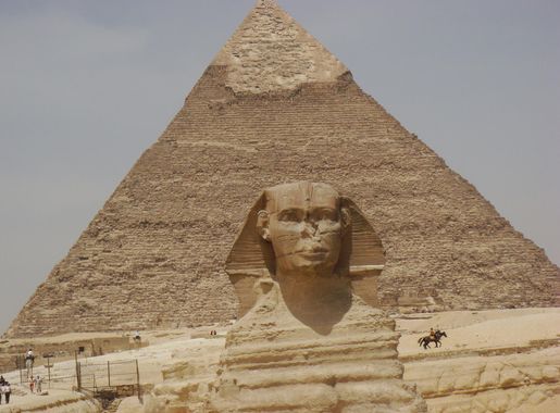 File:Pyramid and sphinx Giza.JPG - Wikimedia Commons