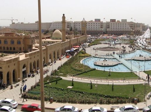 File:Panorama over City Center from Citadel - Erbil - Iraq.jpg - Wikimedia  Commons
