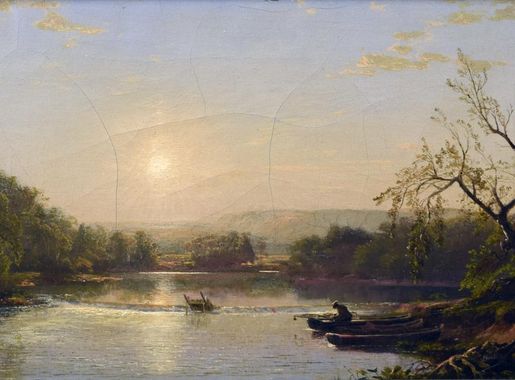 File:DeWitt Clinton Boutelle - Landscape Scene Near Bethlehem, Pennsylvania  - 1921.247.1 - Reading Public Museum.jpg - Wikimedia Commons
