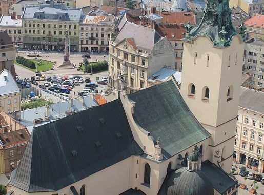 HD wallpaper: cathedral, church, ukraine, lviv, city centre, old town,  religion | Wallpaper Flare