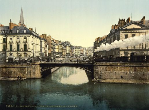 File:Confluence of Erdre and Loire, Nantes, France, 1890s.jpg - Wikimedia  Commons