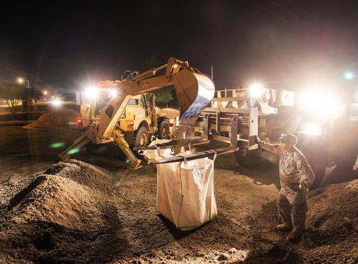 Filling Sandbags