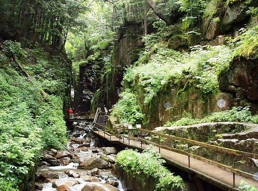 File:Flume Gorge Franconia Notch State park Grafton county New Hampshire.jpg  - Wikimedia Commons