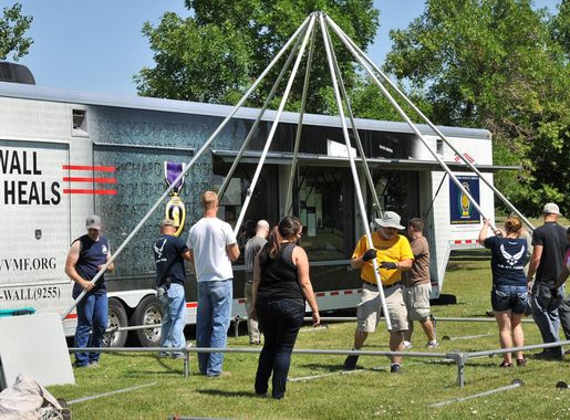 Veterans, community stand together at The Wall That Heals > Malmstrom Air  Force Base > Article Display