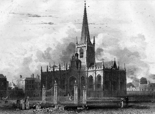File:Sheffield Parish Church 1819.jpg - Wikimedia Commons