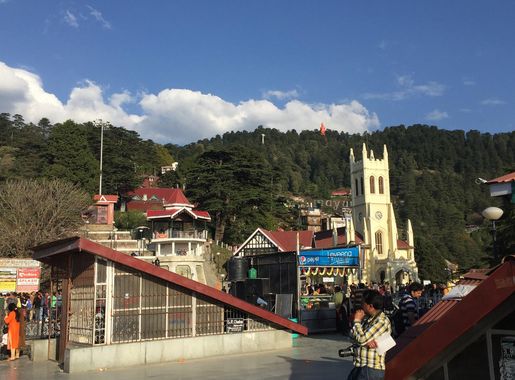 File:View of Jhakoo Hanuman from the Ridge.JPG - Wikimedia Commons