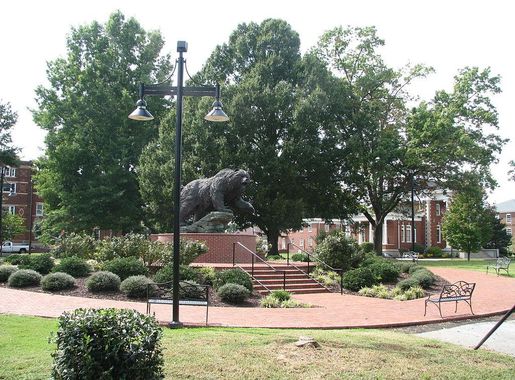 File:Livingstone College from Monroe St Salisbury NC - the bear.JPG -  Wikimedia Commons