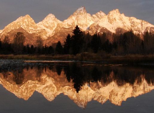 Landscape and reflections at Grand Teton National Park, Wyoming image -  Free stock photo - Public Domain photo - CC0 Images