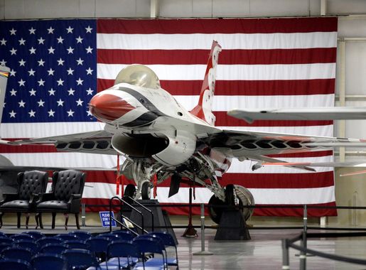 F-16A Thunderbird jet on display at Hill Aerospace Museum > Hill Air Force  Base > Article Display