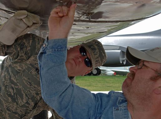 Museum director opens Eisenhower's B-25 > Ellsworth Air Force Base >  Article Display