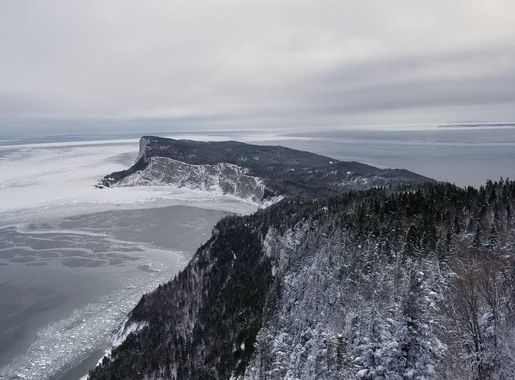 File:View of Cap Gaspé in Winter from Lookout Tower at Cap-Bon-Ami, Forillon  National Park in Gaspé, Québec.jpg - Wikimedia Commons