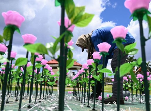 554th REDHORSE plant flower luminaries for Guam Liberation Day > Andersen  Air Force Base > Article Display