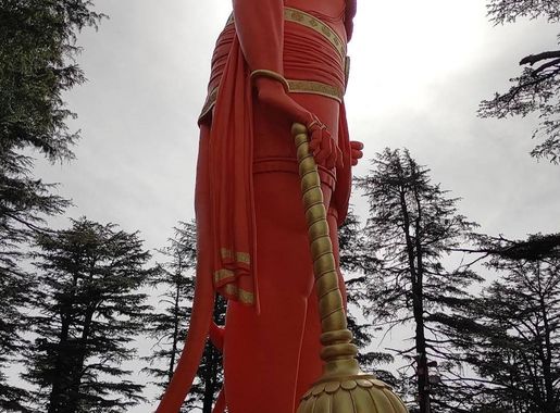 File:Jakhoo Hanuman Ji Moorti close view.jpg - Wikimedia Commons