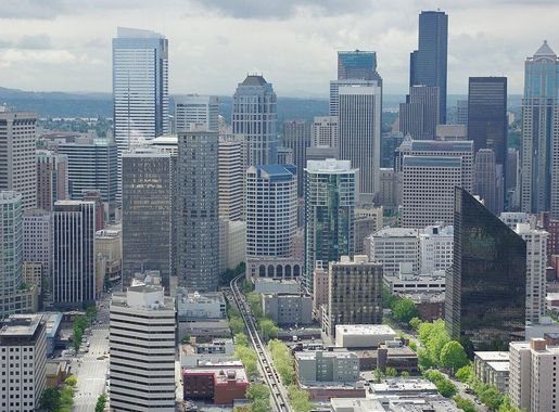 File:Downtown Seattle skyline 3 from Space Needle May 2011.JPG - Wikimedia  Commons