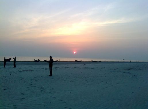 File:Sunset at Kuakata beach.jpg - Wikimedia Commons