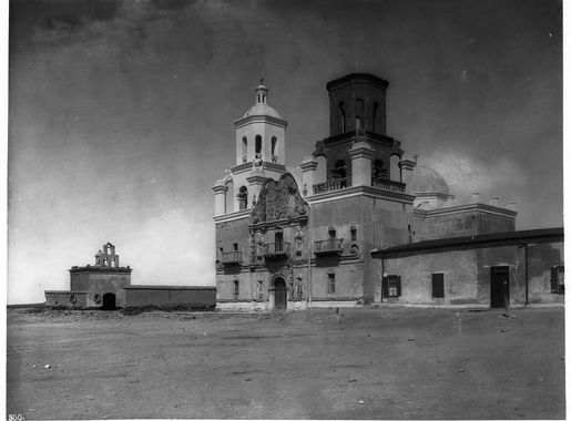 File:Mission San Xavier del Bac, Tucson, Arizona, ca.1900 (CHS-800).jpg -  Wikimedia Commons