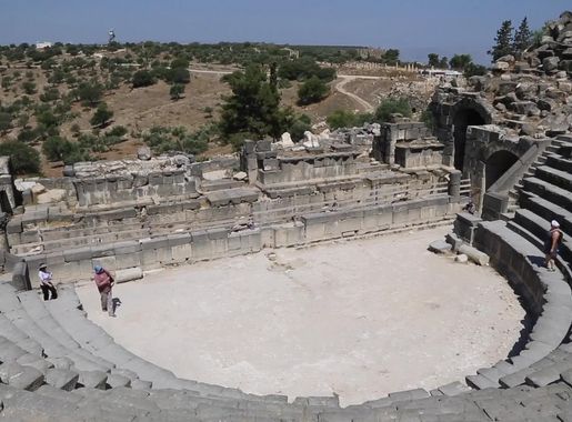 Archaeological and Tourism sites, Samuel Magal. - Jordan, Ancient Gadara  (Umm Qais)
