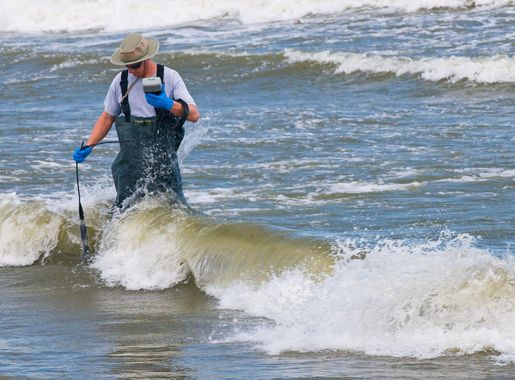 File:June 4, Testing the water at Grand Isle State Park, La  (4683067772).jpg - Wikimedia Commons