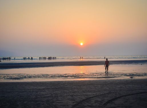 File:Sunset at the Inani sea beach Cox's bazar.jpg - Wikimedia Commons