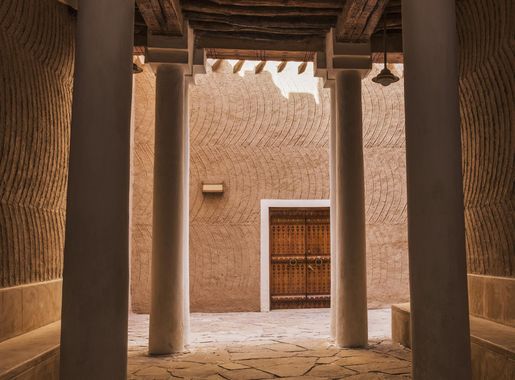 File:One of the corridors of Al-Murabba Palace.jpg - Wikimedia Commons