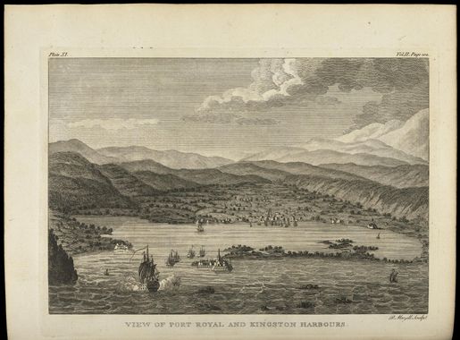 File:Map showing the harbours of Port Royal and Kingston, Jamaica Wellcome  L0063041.jpg - Wikimedia Commons