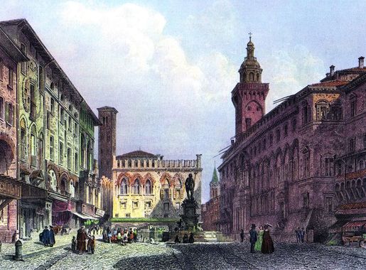 File:Bologna Piazza Maggiore c1855.jpg - Wikipedia