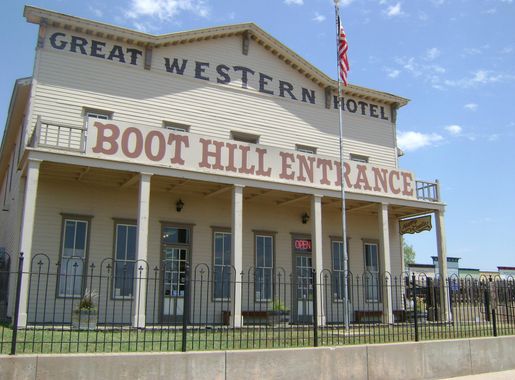 File:Boot Hill Museum Entrance (Great Western Hotel).jpg - Wikimedia Commons