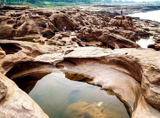 Free Images : rock, travel, water, landscape, stone, view, tropical,  thailand, sky, nature, sampanbok, beautiful, landmark, natural, summer,  river, canyon, scenery, vacation, unseen, outdoor, thai, amazing, grand,  mekong, background, tourist, hole, rocky,