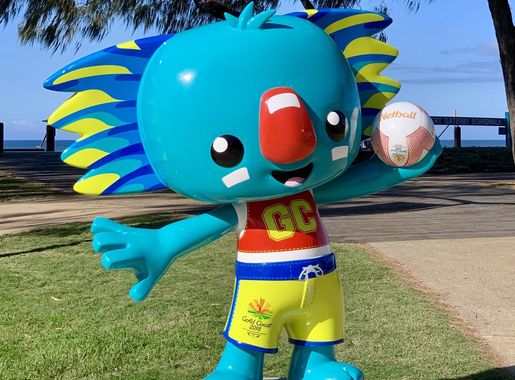 File:Borobi (mascot) at Kurrawa Beach Park in winter, Broadbeach,  Queensland 2020.jpg - Wikimedia Commons