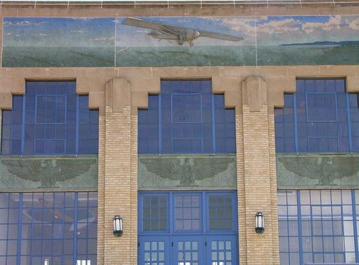 File:Detail of Kansas Aviation Museum building.jpg - Wikipedia