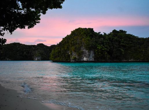 File:Sunset At Palau Rock Islands (254017453).jpeg - Wikimedia Commons