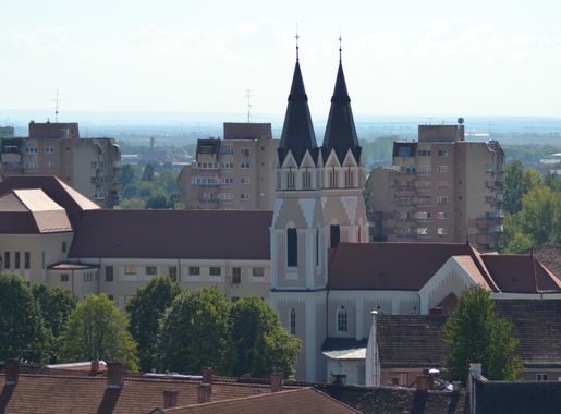 Fișier:Biserica Calvaria Satu Mare - vedere din Turnul Pompierilor.JPG -  Wikipedia