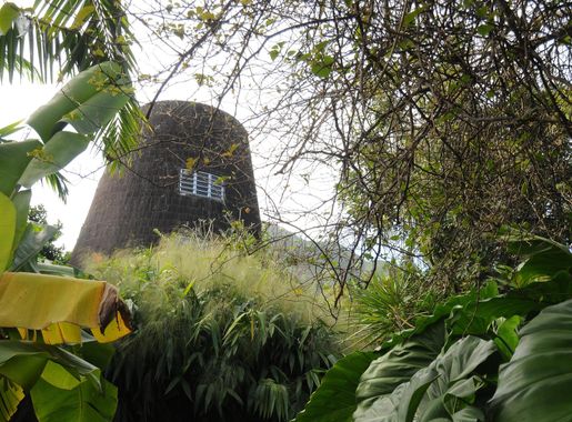 File:Golden Rock Plantation Inn - old sugar cane windmill , Gingerland,  Nevis - panoramio.jpg - Wikimedia Commons