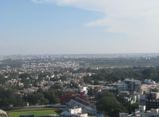 File:Bangalore Aerial view from MG road Utility Building 7.jpg - Wikimedia  Commons