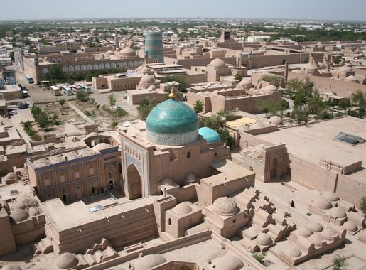 File:Khiva Itchan Kala view from Islam Khodja minaret.JPG - Wikimedia  Commons