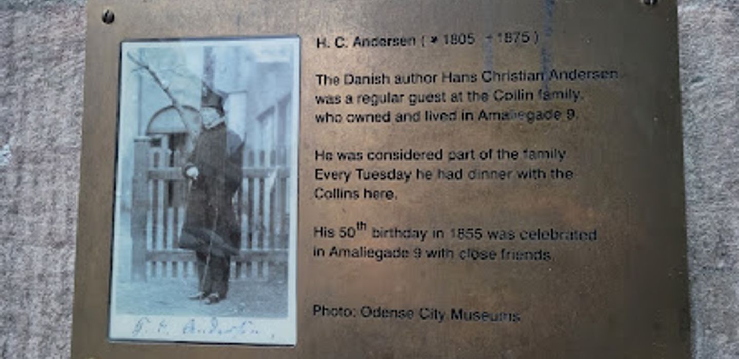 Hans Christian Andersen plaque