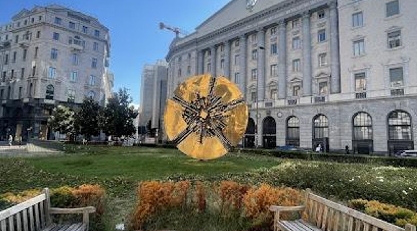 Il Grande Disco (The Big Disk) of Arnaldo Pomodoro