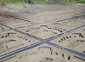 Sandpoint Diamond Railroad Crossing