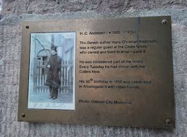 Hans Christian Andersen plaque