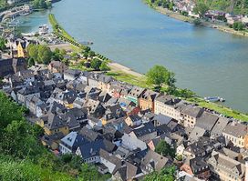 Aussicht über St. Goar und Rhein