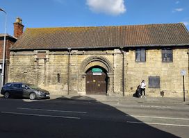 St Mary's Guildhall - Display remains Roman road