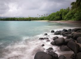 Aganoa Black Sand Beach