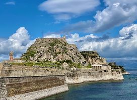 Old castle in corfu