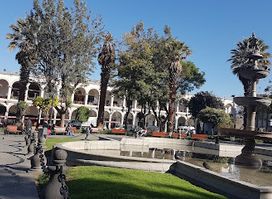 Arequipa, The Fountain of the Main Square