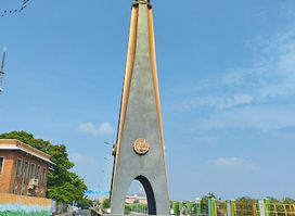 Memorial Pillar Of 75th Independance Day
