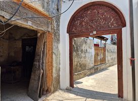 The ancient door of Stone Town