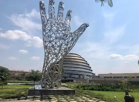 Open Palm Anti-Corruption Sculpture