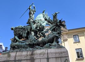 St George and the Dragon Statue