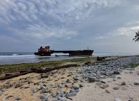 Shipwreck shore