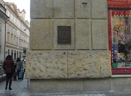 Memorial plaque to the victims of the May Uprising